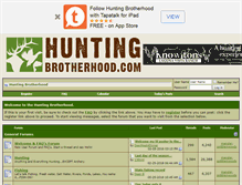 Tablet Screenshot of huntingbrotherhood.com